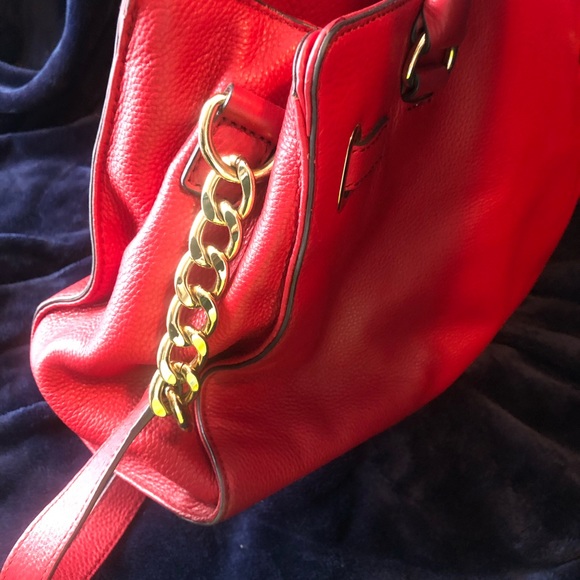 Mk red leather bag - Picture 8 of 10
